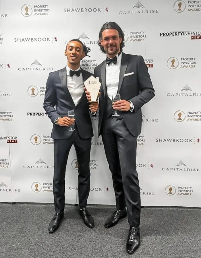 Alex and Max at the Property Investors Awards